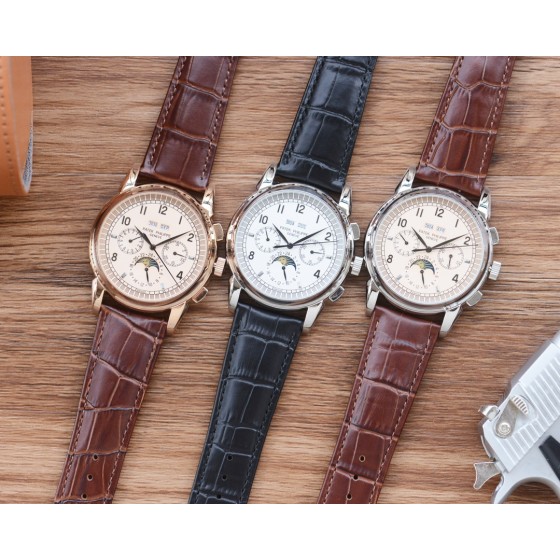 白皮520，金皮540
白钢540，金钢560
男人挚爱   多功能腕表
【最新】：百达翡丽最