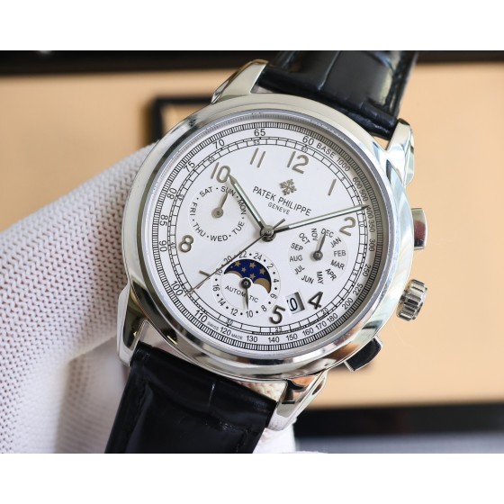 白1450-金1500。【TW台湾厂  2024年最新力作 】百达翡丽万年历多功能高级腕表！ 款式采