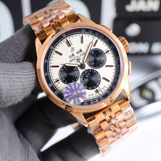 1800  GF Factory  百年灵璞雅系列
依然秉持着原单品质，最顶级的做工，强烈推荐！
