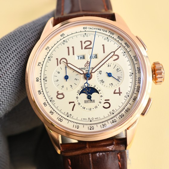 白1450 金1500
GF Factory  百年灵璞雅系列
依然秉持着原单品质，最顶级的做工