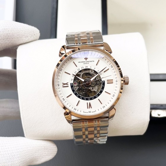 白壳500 金壳520 钢带+20 江诗丹顿-VACHERRON CONSTANTN 男士机械腕表 