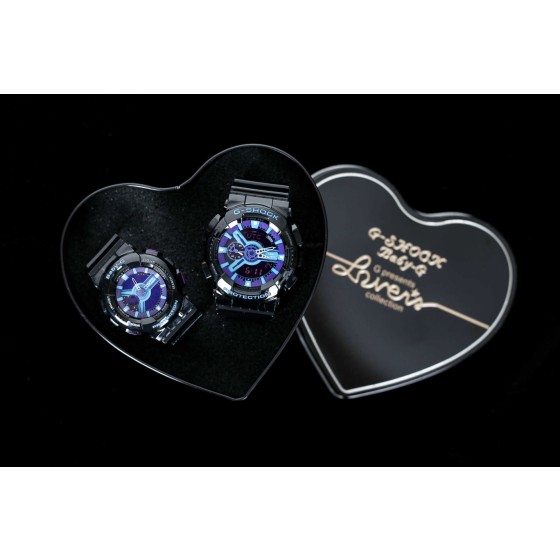 100一对
情人节 卡西欧情侣对表情人节限定情侣系列 G-SHOCK 与Baby-G的碰撞，不一样