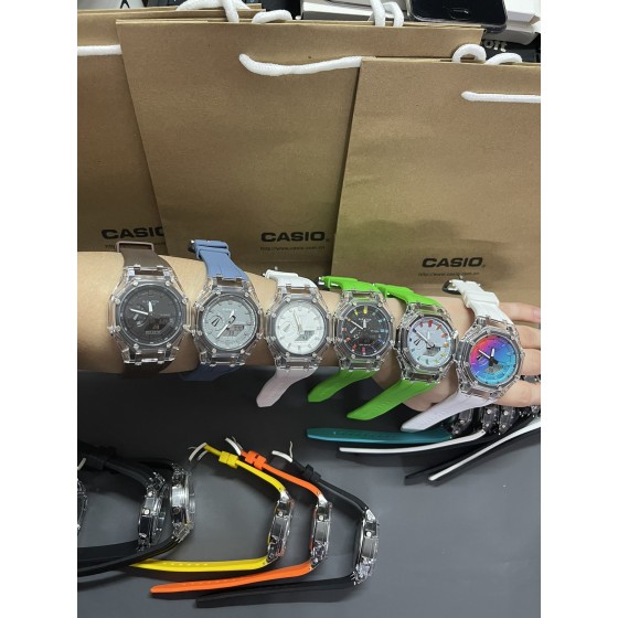 AP农家橡树透明冰川限量
型号：GM-2100A
功能：太阳能、秒表（精确到1/1000秒）世界