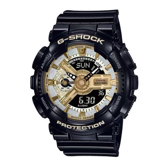 黄金时代扭蛋机系列限量版
型号：GA~110
功能：秒表（精确到1/1000秒）世界时间，倒计时