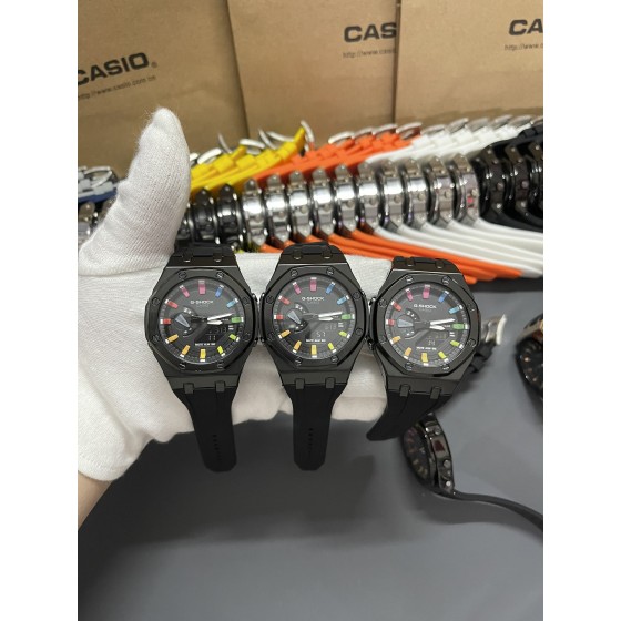 宇舶AP农家橡树八角形限量
型号：GM-2100AP
功能：太阳能、秒表（精确到1/1000秒）