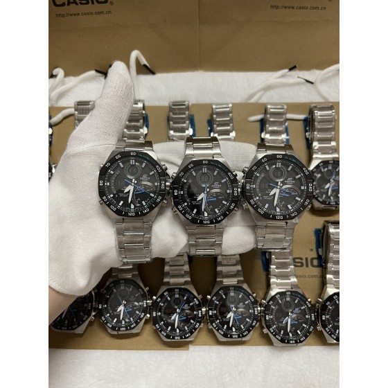 新款海神钢铁之心系列限量款
型号：ECB~958
功能：秒表（精确到1/1000秒）世界时间，倒