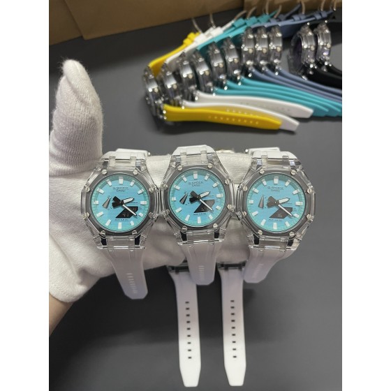 AP农家橡树透明冰川限量
型号：GM-2100A
功能：太阳能、秒表（精确到1/1000秒）世界