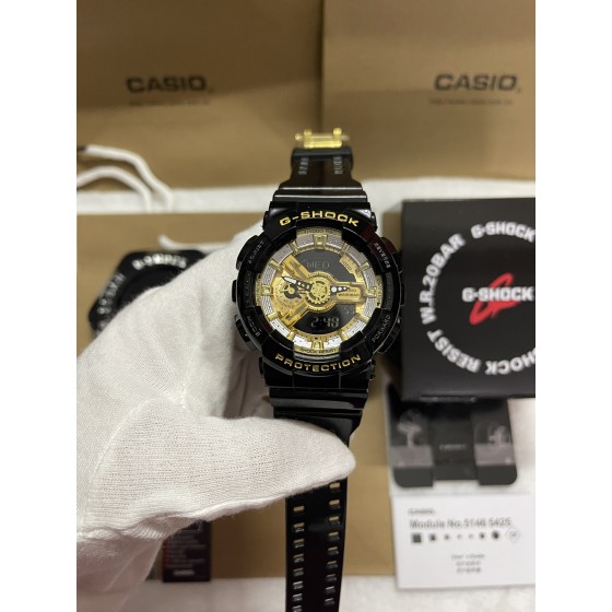 新款黄金时代扭蛋机系列限量版
型号：GA~110
功能：秒表（精确到1/1000秒）世界时间，倒