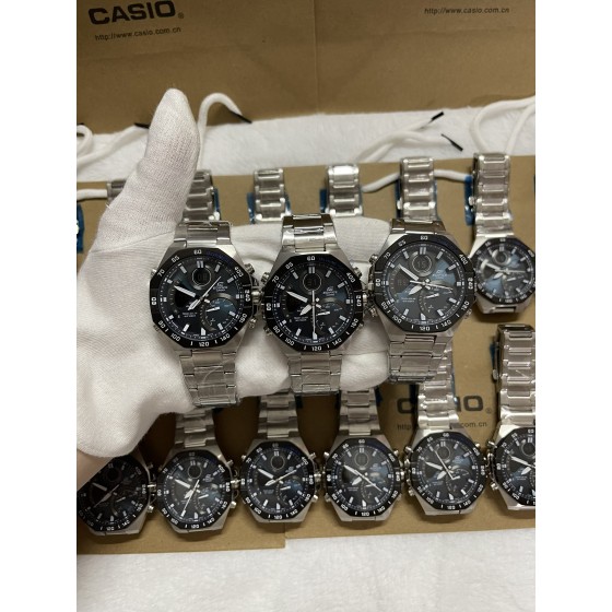 新款海神钢铁之心系列限量款
型号：ECB~958
功能：秒表（精确到1/1000秒）世界时间，倒