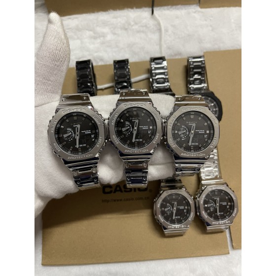 新款钢铁之心八王子钢带系列
型号GM-B2100
功能：太阳能，秒表（精确到1/1000秒）世界