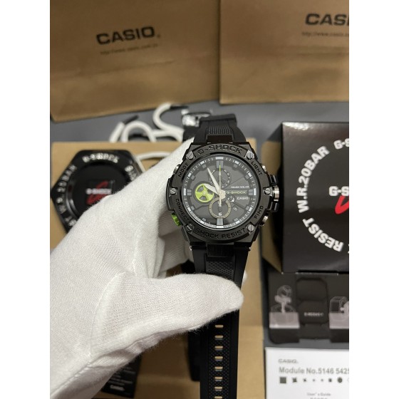 新款钢铁之心风车限量版
型号：GST-B100
功能：太阳能，秒表（精确到1/1000秒）世界时