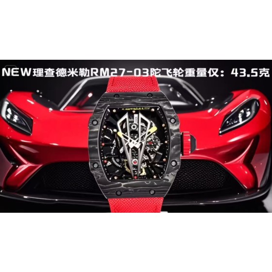 『NEW  Factory』重磅新推.轻量级之王：理查德米勒MR27-03陀飞轮腕表 
重金打造R