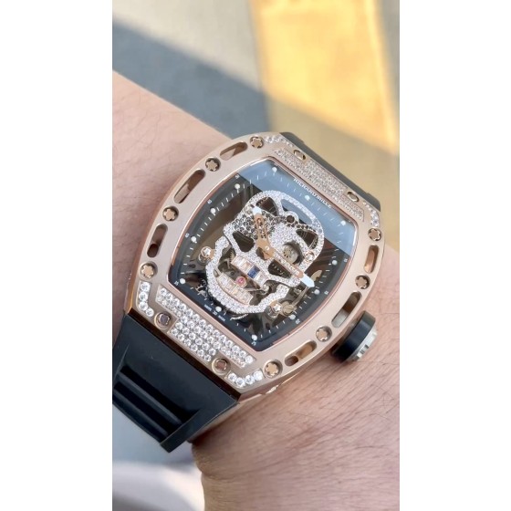 理查德米勒-真陀飞轮！ 
Rm052"至尊鬼王"震撼上市，1，根据百万级正品理查德米勒为基础，按瑞