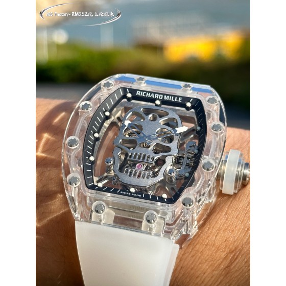 MS-Factory，理查德米勒-鬼王
理查RM052陀飞轮腕表  根据百万级正品理查德米勒为基础