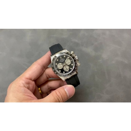 QF 精钢版 劳力士 新款迪 迪通拿4131机芯40mm904精钢