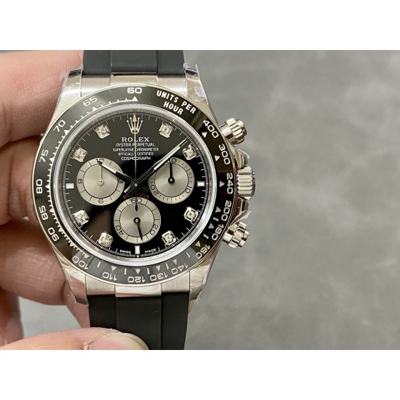 QF 精钢版 劳力士 新款迪 迪通拿4131机芯40mm904精钢