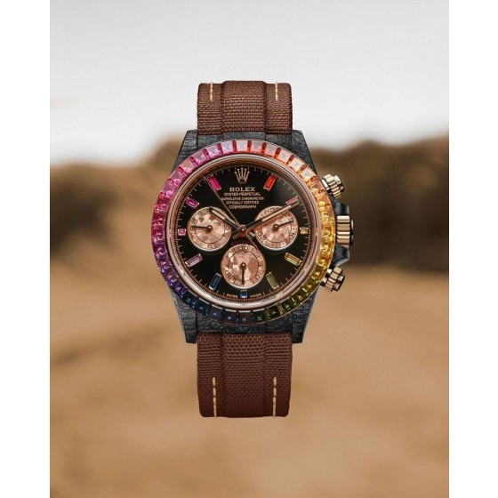DiW 打造 Rolex Daytona 全新定定制款「Rainbow Sunray」阳光彩虹 以阳