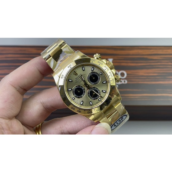 c厂！劳力士黄金迪通拿系列！搭配4130机芯！