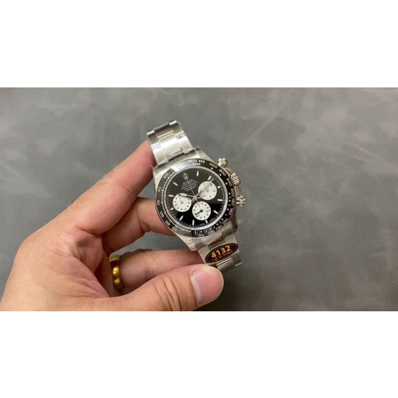 QF工厂 劳力士官方定制款勒芒24小时耐力赛100周年，劳力士全新发布了一款宇宙计型迪通拿，黑色陶瓷