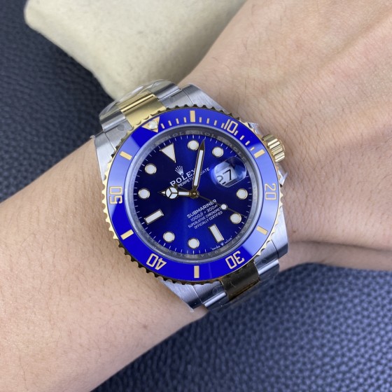 CLEAN/C厂 新品劳力士间金41蓝水鬼