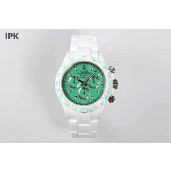 I P K  Factory改装 劳力士白陶瓷迪通拿AET 联名款 

劳力士一枚特别的Dayt