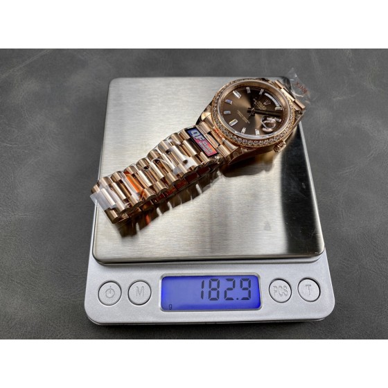 QF 配重版 劳力士 星期日志双历型 2836机芯 40mm 184G