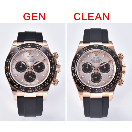 116515/116505
clean厂这次带来是新款贝嫂表盘，这个表盘特殊之处在于，强光下 接近