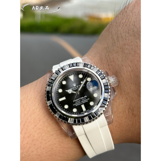 劳力士-Phantomlab改装力作进口透明胶壳套！结合优雅现代美学和精湛制表工艺，首次推出具有出色