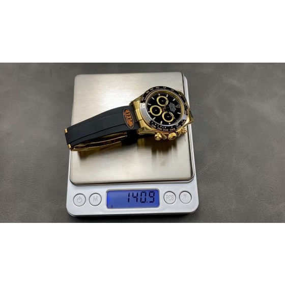 QF 配重版 劳力士Rolex新款迪 最新4131.v6 迪通拿胶带 加重版本 克数重141g 市场