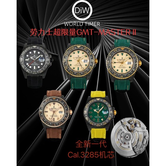 DIW Rolex GMT-Master II V3版，迎来全新一次版本升级 
1、新版本将搭载全