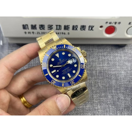 Clean厂！劳力士全金蓝水鬼系列！搭配3135机芯！40尺寸！