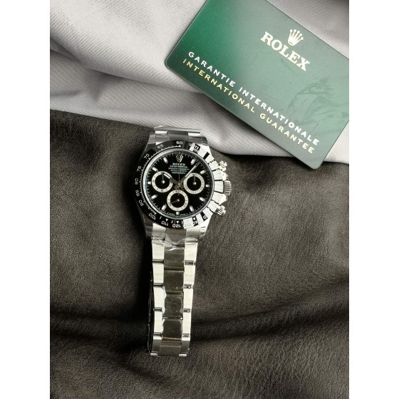 VS限量热辣推荐：劳力士宇宙计型迪通拿系列m116500ln-0002腕表（熊猫迪），精钢表壳表链，