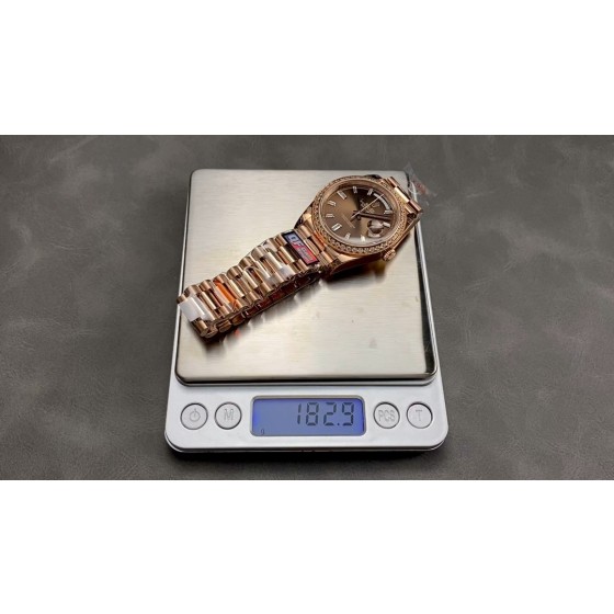 QF 配重版 劳力士 星期日志双历型 2836机芯 40mm 184G