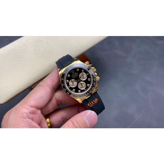 QF 配重版 劳力士Rolex新款迪 最新4131.v6 迪通拿胶带 加重版本 克数重141g 市场