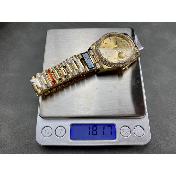 QF 配重版 劳力士 星期日志双历型 2836机芯 40mm 184G