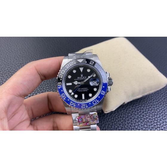 重磅clean厂格林尼治型官方新款蓝黑圈三柱款 最强正宗原厂clean圈口 高透镜面 实心中轴立体针