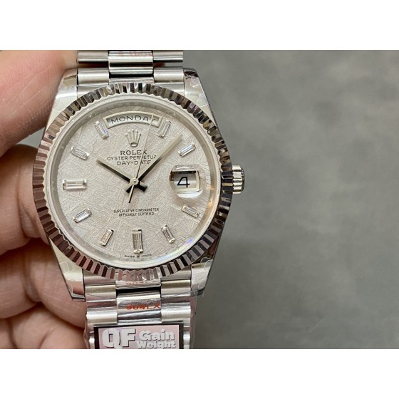 QF 配重版 劳力士 星期日志双历型 2836机芯 40mm 184G