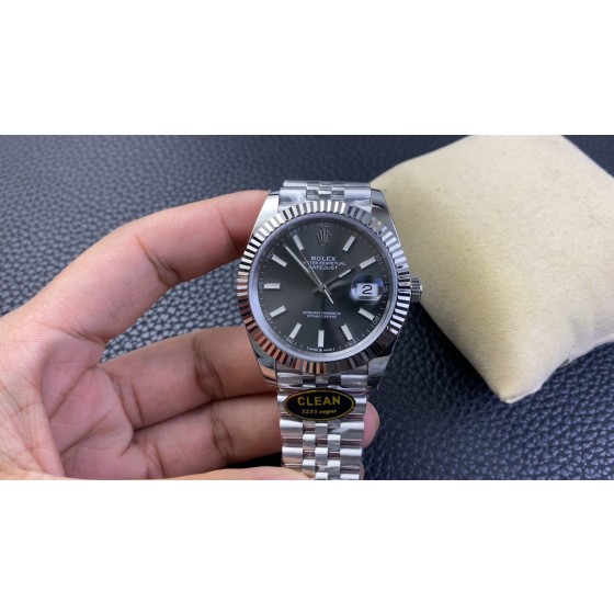 clean厂/C厂 新品劳力士日志型系列m126334-0014 灰盘
1:搭载一比一超级3235