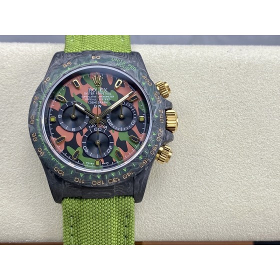 2023年新品，超级碳纤维Diw定制版 4130宇宙计时迪通拿系列  腕表直径为40MM，和普通的迪