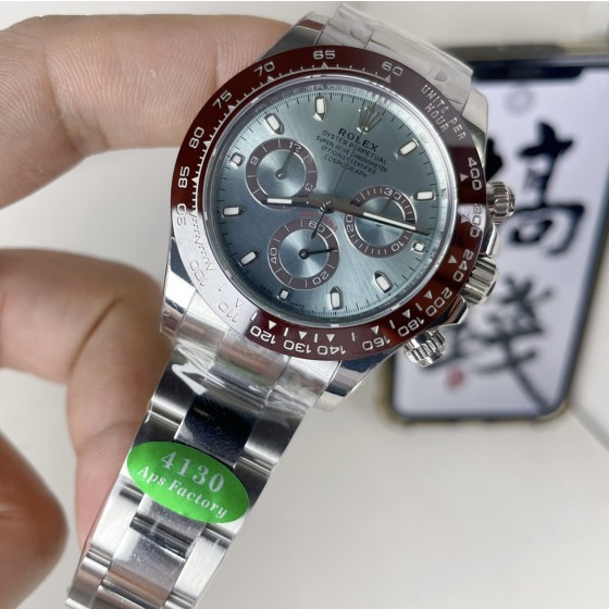 APS厂，劳力士迪通拿/冰蓝迪，规格：40毫米，搭载4130机芯，实拍图