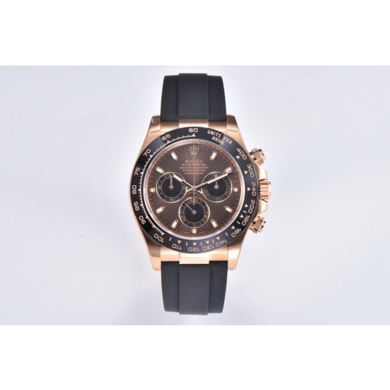 clean厂116515胶带玫瑰金迪通拿
1.本次推出的是胶带玫瑰金迪通拿
2.咖啡色表面表盘0色