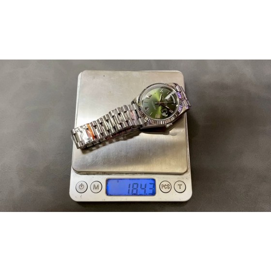 QF 配重版 劳力士 星期日志双历型 2836机芯 40mm 184G