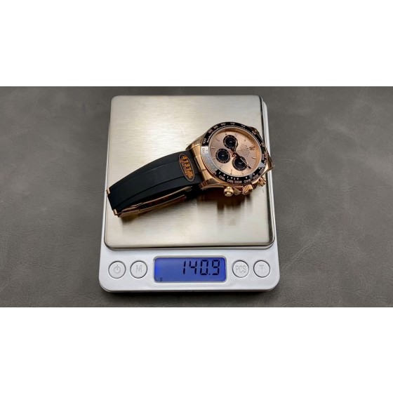 QF 配重版 劳力士Rolex新款迪 最新4131.v6 迪通拿胶带 加重版本 克数重141g 市场