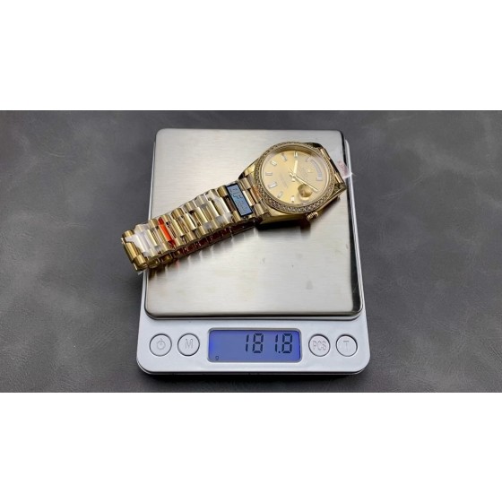 QF 配重版 劳力士 星期日志双历型 2836机芯 40mm 184G