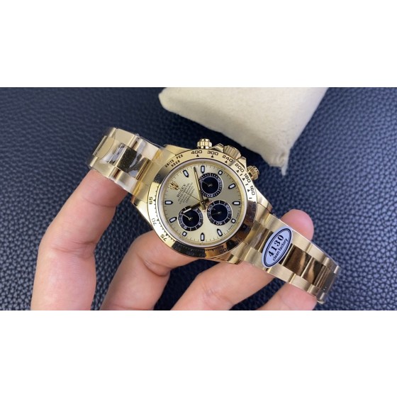 Clean厂C厂 劳力士钢带金迪
迪通拿4130机芯40mm 904精鋼