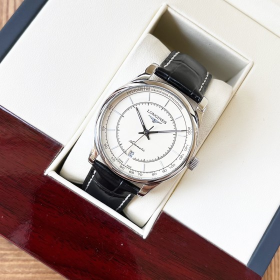 白壳440，金壳460，钢带+20。【简约风格 优雅大方】浪琴-Longines 男士腕表 全自动机