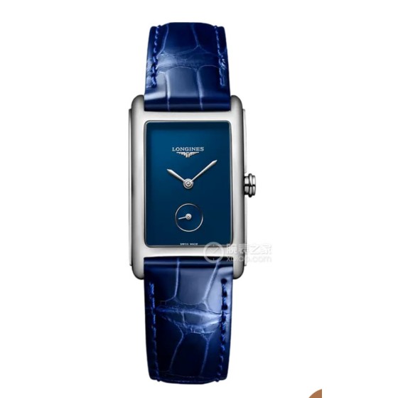 黛绰维纳蓝色到货
300 浪琴-Longines 黛绰维纳系列 ，立体字面，漆绘罗马数字及时标，蓝