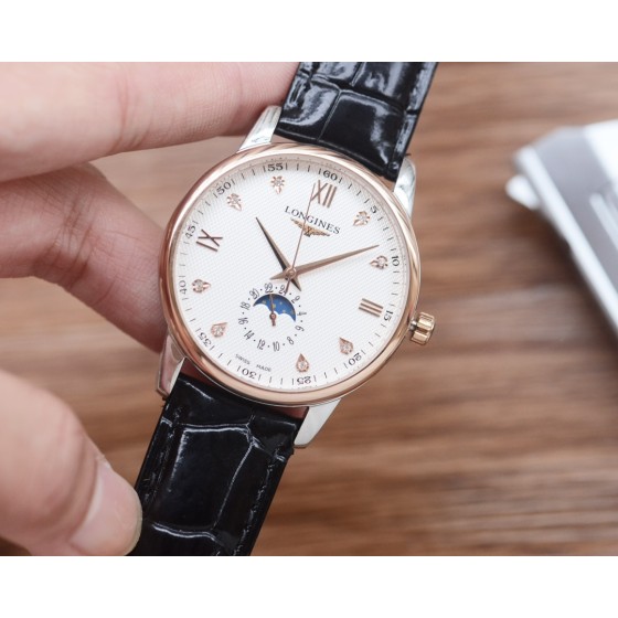 白450，金470，钢带20
男人挚爱   四针腕表
【最新】：浪琴最佳设计独家首发
【类型】