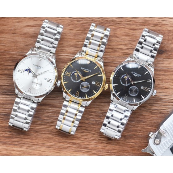 白460，金480，钢带20
男人挚爱   四针腕表
【最新】：浪琴最佳设计独家首发
【类型】