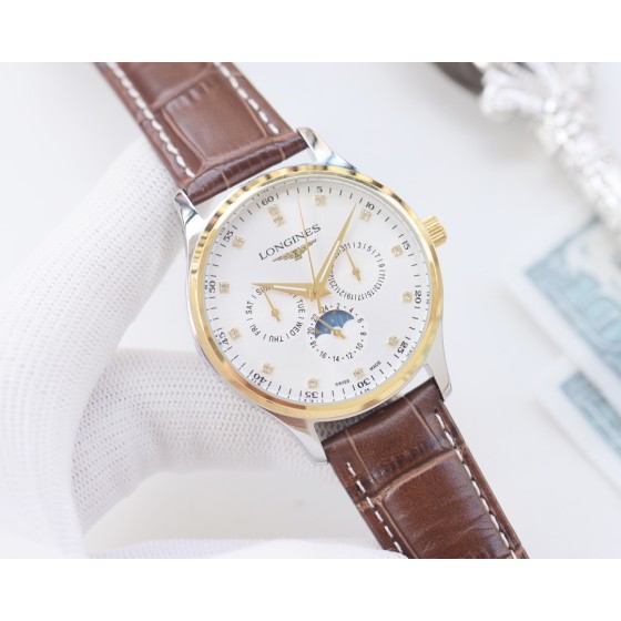 白壳470，金壳490，钢带20
品牌：浪琴-Longines
类型：男士腕表
壳套：顶级版3